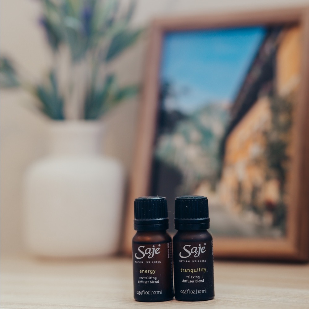 Saje diffuser blend bundle - energy & tranquility